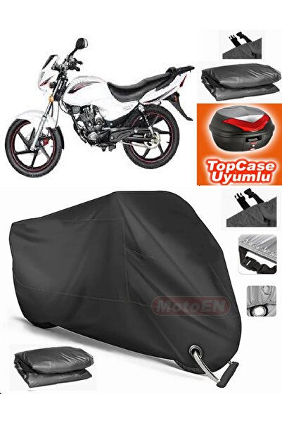 MotoEN قفل أسود متوافق مع Yuki YK 150-G Master Tarpaulin Topcase Topcase متوا...