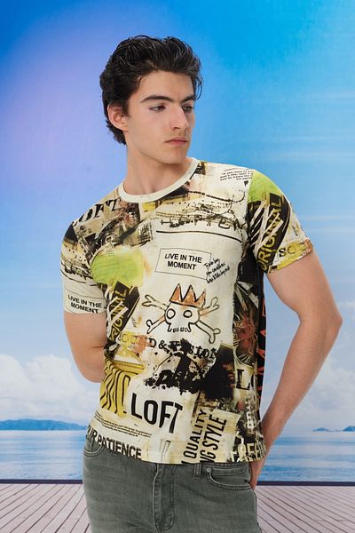Loft Regular Fit Men's Tshirt Arm sleeve