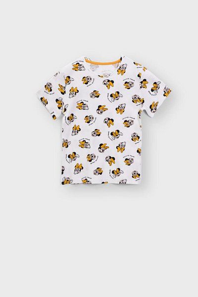 ZUZUNGA Set de pijamale cu tricou și pantaloni scurți pentru fetiță