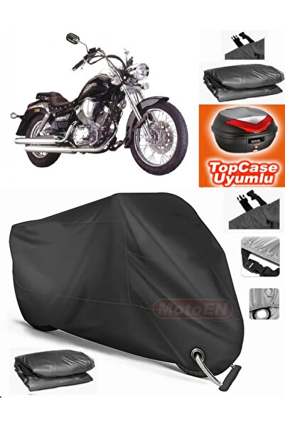 MotoEN قفل أسود متوافق مع Lifan LF250-B قماش القنب Topcase الخلفي متوافق مع ا...
