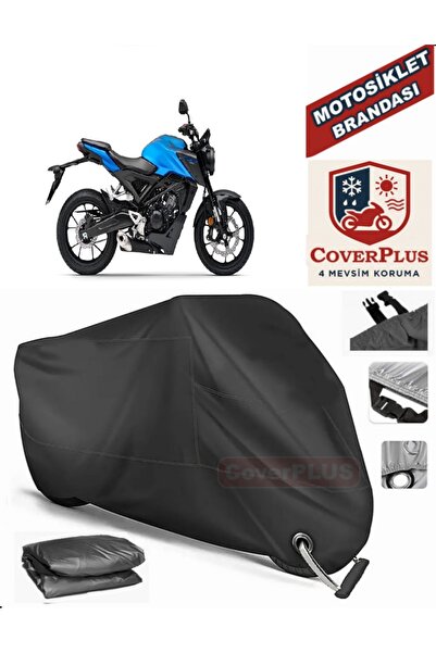 MotoEN Black Lock Compatible Honda Cb 125 R Motor Tarpaulin Motorcycle Tarpau...