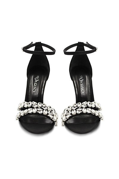 Vario Varıo Sıyah Saten Taslı