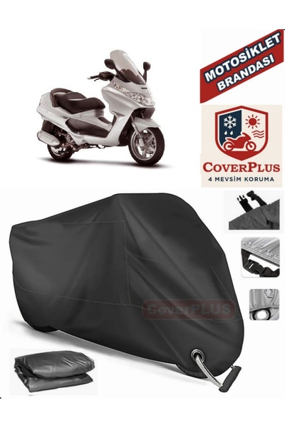 MotoEN Black Lock Compatible Piaggio X8 250 Premium (Lock Compatible) Motor T...