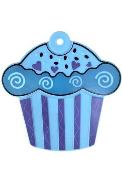 Pastaland Blue Cupcake Silicone Trivet