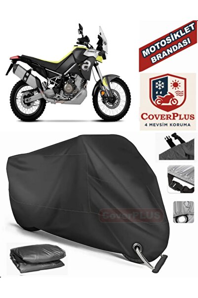 MotoEN قفل أسود متوافق مع خيمة غطاء من القماش المشمع لمحرك أبريليا الطوارق لل...