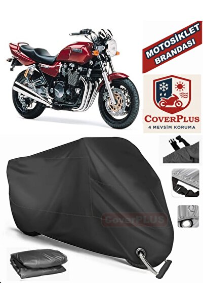 MotoEN Black Lock Compatible Yamaha Xjr 1200 Motor Tarpaulin Motorcycle Tarpa...
