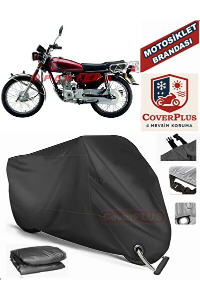 MotoEN Black Lock Compatible Steel Motor Classic 125 Motor Tarpaulin Motorcyc...