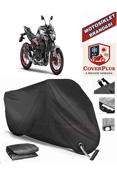 MotoEN Black Lock Compatible Kawasaki Z 900 Motor Tarpaulin Motorcycle Tarpau...