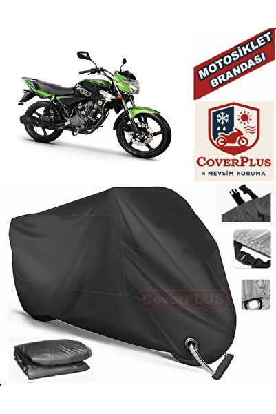 MotoEN قفل أسود متوافق مع Kuba TK 03 Motor Tarpaulin دراجة نارية قماش القنب غ...