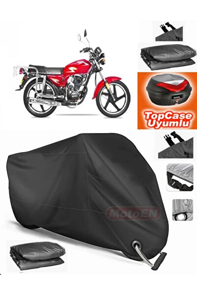 MotoEN Black Lock Compatible Yuki Yk 100-2A Apollo Tarpaulin Topcase Rear Cas...
