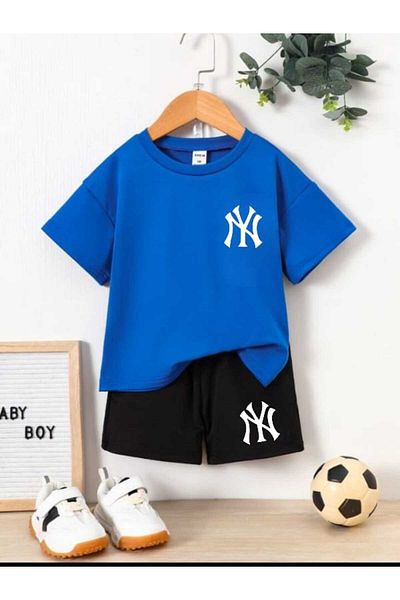 DOCE ELEGANTE NY PRINTED KIDS SUMMER SUIT