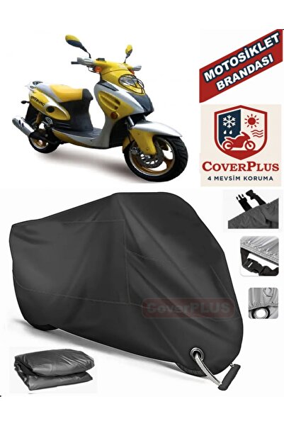 MotoEN قفل أسود متوافق مع Mondial 150 RR Motor Tarpaulin دراجة نارية قماش الق...