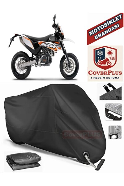 MotoEN قفل أسود متوافق مع KTM 690 SMC R Motor Tarpaulin دراجة نارية قماش القن...