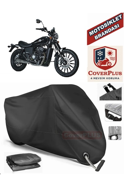 MotoEN قفل أسود متوافق مع ريجال رابتور DD 250E-2A موتور القماش المشمع للدراجا...