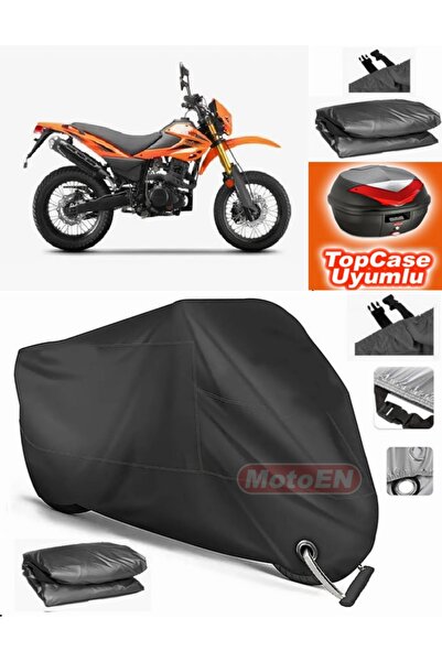 MotoEN Black Lock Compatible Bumoto/Jinling Eagle Xr 250Cc Tarpaulin Topcase ...