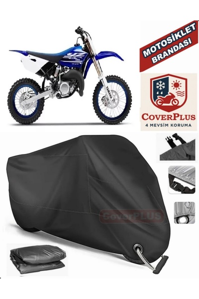 MotoEN قفل أسود متوافق مع Yamaha YZ 80 Motor Tarpaulin Motorcycle Tarpaulin C...