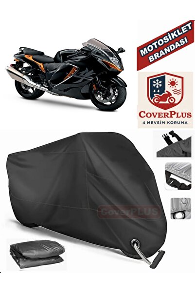 MotoEN Siyah Kilit Uyumlu Suzuki GSX-R 1300 Hayabusa Motor Brandası Motosikle...