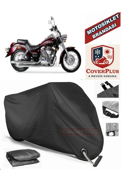 MotoEN قفل أسود متوافق مع Salcano SM 250-4 موتور القماش المشمع للدراجات النار...