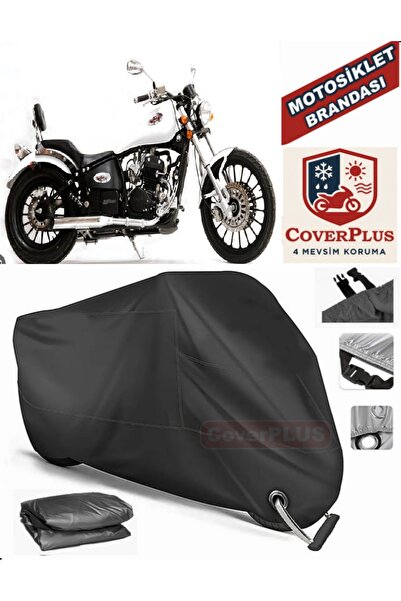 MotoEN قفل أسود متوافق مع شبح آسيوي 350 موتور قماش القنب دراجة نارية القماش ا...