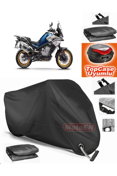 MotoEN قفل أسود متوافق مع CF Moto 800MT Touring Tarpaulin Topcase الخلفي المت...