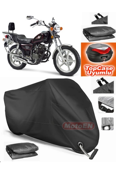 MotoEN قفل أسود متوافق مع القانوني Seyhan 251c القماش المشمع Topcase الخلفي ح...