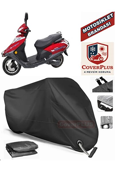 MotoEN Black Lock Compatible King Motor Spica 100 Motor Tarpaulin Motorcycle ...