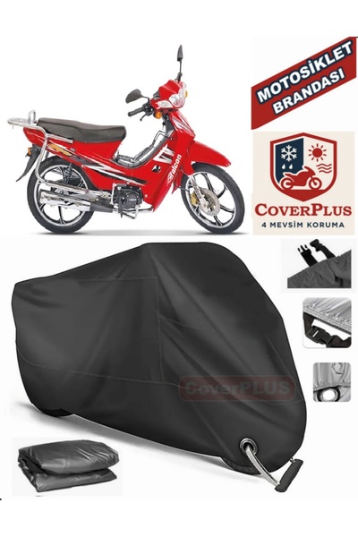 MotoEN قفل أسود متوافق مع Falcon Magic 100 Motor Tarpaulin دراجة نارية قماش ا...