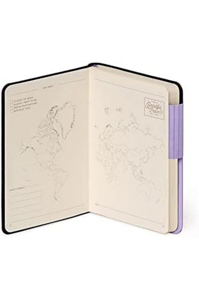 STOREMAX Muartshop - Notebook with Strip, Small,192 Sheets, Soft Pu Cover, Fsc ®   In Certified Paper, Filde