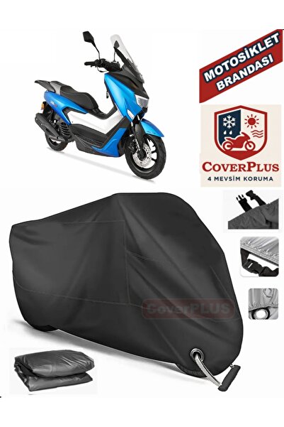 MotoEN Black Lock Compatible Arora Zrx 200 Motor Tarpaulin Motorcycle Tarpaul...