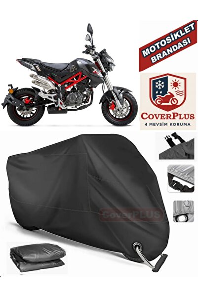 MotoEN قفل أسود متوافق مع Benelli TNT 125 موتور القماش المشمع للدراجات الناري...