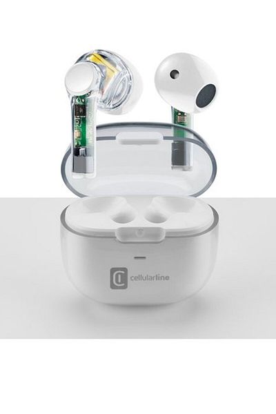 Cellularline سماعات أذن لاسلكية S0523، بيضاء