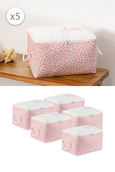 REKHOME 5 Adet Pudra Home Sweet Home Küçük Boy Baza Altı Çorap Valiz Düzenley...