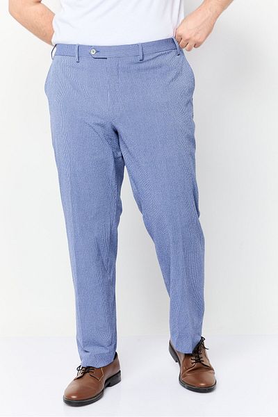 Polo Ralph Lauren Men Classic Fit Micro Check Print Dress Pants, Blue