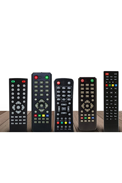 Digielektro Çocuklar İçin Oyuncak TV Kumandası Gerçek Görünümlü Güvenli 5 Adet Farklı Tip