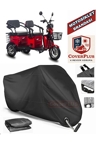 MotoEN قفل أسود متوافق مع Stmax Elite 940 Motor Tarpaulin دراجة نارية قماش ال...