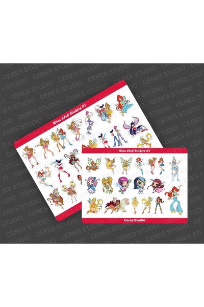 Ceres Studio Winx Club 2 Sticker Etiket Çıkartma - 2 Sayfa 39 Etiket