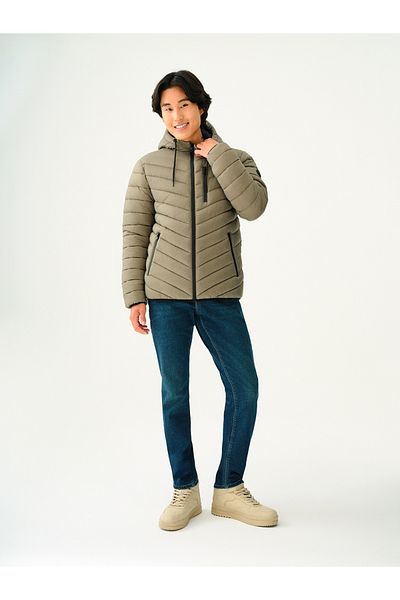Loft Light Khaki Men's Coat - Lf 2033231