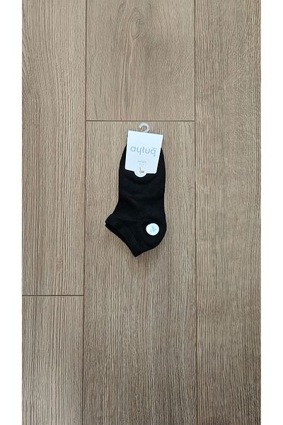 Aytuğ Дамски летни чорапи до глезена от бамбук, 4 чифта (черни) - 34201-4