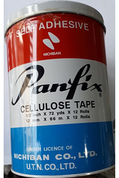 Panfix Bandă de celofan 12 mm x 66 m, cutie cu 12 bucăți Panfix