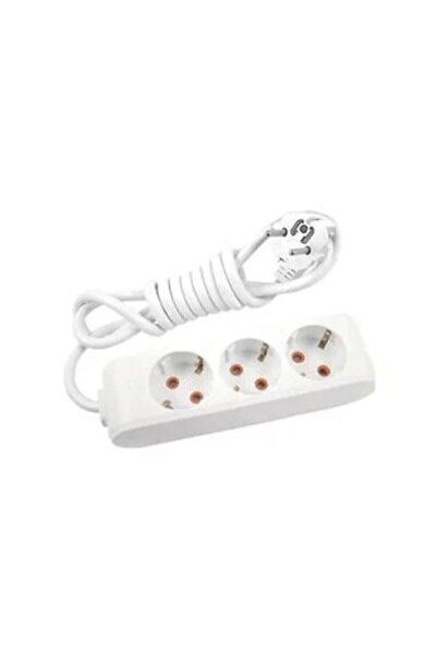 VİKO Viko Kablolu Topraklı Üçlü Grup Priz Uzatma 5 Mt.