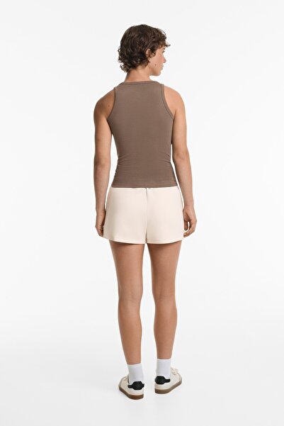 Oysho Sleeveless V-neck top with cotton and modal