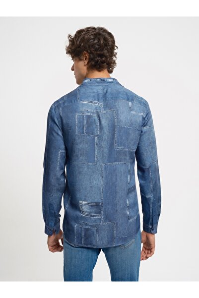 Loft Cămașă pentru bărbați cu mânecă obișnuită