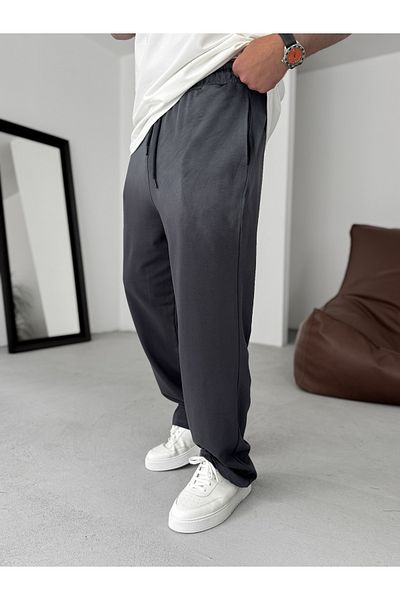 BYBASICMAN Smoked Washed Pipe Leg Sweatpants Res-5193