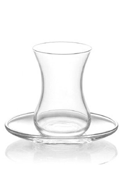 sezaiiletişim LAV Demet Çay Seti Takımı - 12 Prç. Çay Bardağı Tabağı Seti