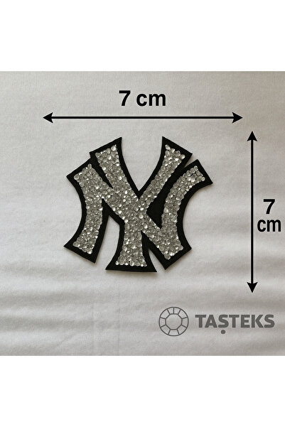 Taşteks TAŞLI Ütülenebilen veya Sticker Olarak Kullanılabilen New York Logosu
