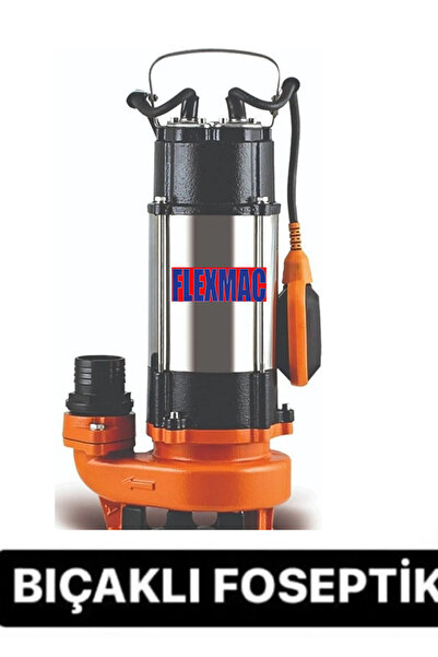 FLEXMAC İTALY BIÇAKLI DALGIÇ POMPA BIÇAKLI SU POMPASI DRENAJ POMPASI 5 VF FOSEPTİK