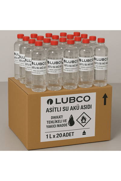 LUBCO Elektrolitik Akü Yenileme & Canlandırma Sıvısı 28 Bome 5 X 1 KG
