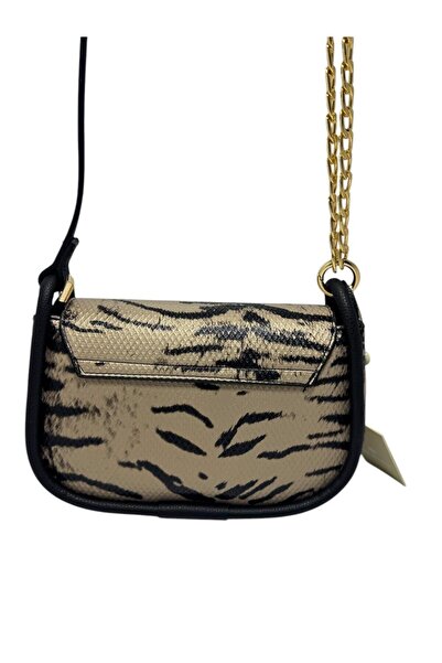 Armine Elegant Leopard Print Medium Zippered Shoulder Bag Practical Bag
