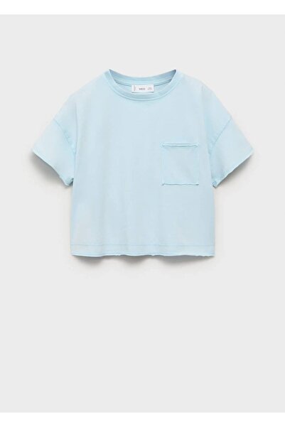 MANGO Kids Crop cepli tişört