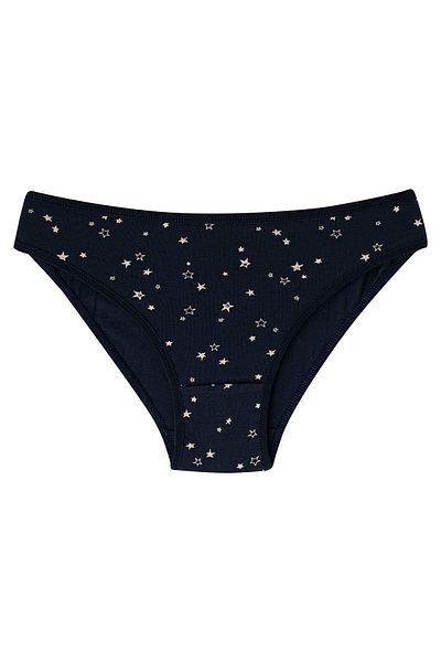 Arma Yıldız Pachet de 5 culori mixte Chiloți cu model pentru femei Bumbac Lycra Țesătură elastică